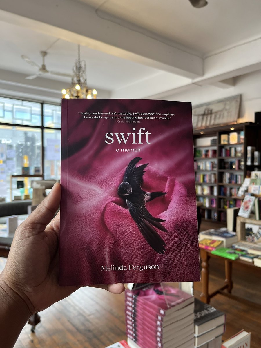 book_lounge's tweet photo. We’re launching Swift by Melinda Ferguson on the 1st of April. She will be in conversation with Mervyn Sloman. 

To purchase the book, or to RSVP - please send us an email on booklounge@gmail.com

#capetownliving #capetownmag #booklaunch https://t.co/tQKCBT4T3Y