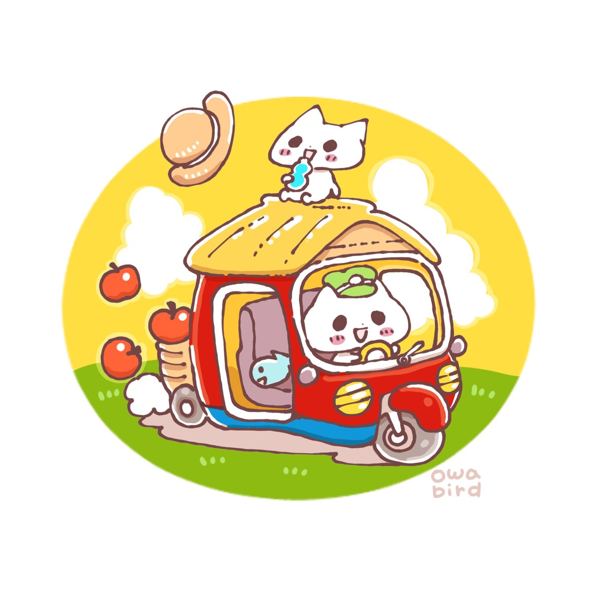 owabirdofficial's tweet image. #イラスト
#illustrationart