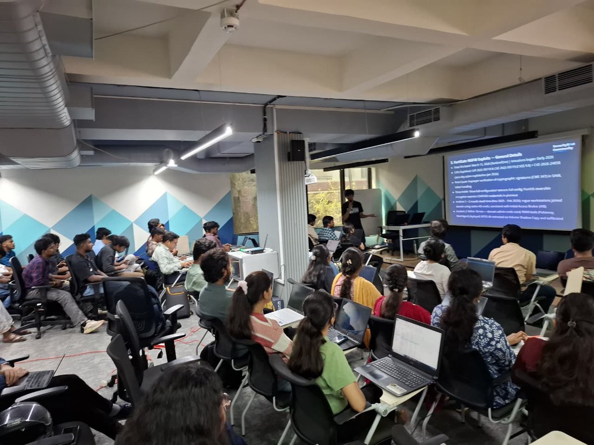 #SBCommunity | Bengaluru Workshop went hands-on 🔐| March 2026

#Android app #hacking, real exploits, zero fluff. From JADX to Frida, builders showed up ready and got deep into exploitation.

Big thanks to Pooja Pawar &amp; <a href="/cloudsek/">CloudSEK</a>  for making this happen.

#SecurityBoat #Community