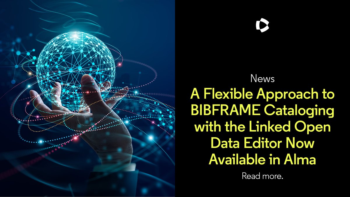 Ex Libris, from Clarivate tweet media