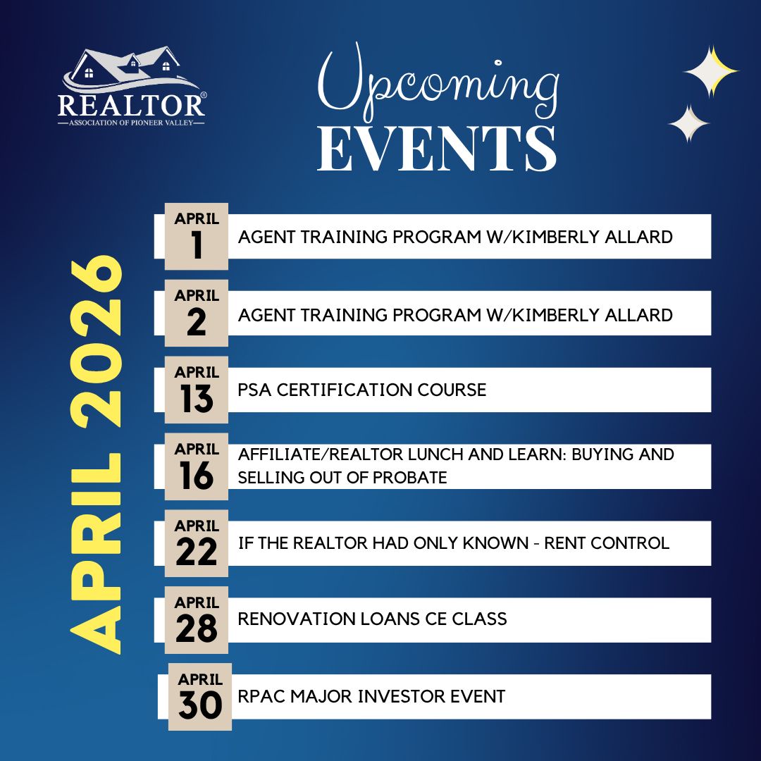 REALTOR® Association of Pioneer Valley (RAPV) tweet media