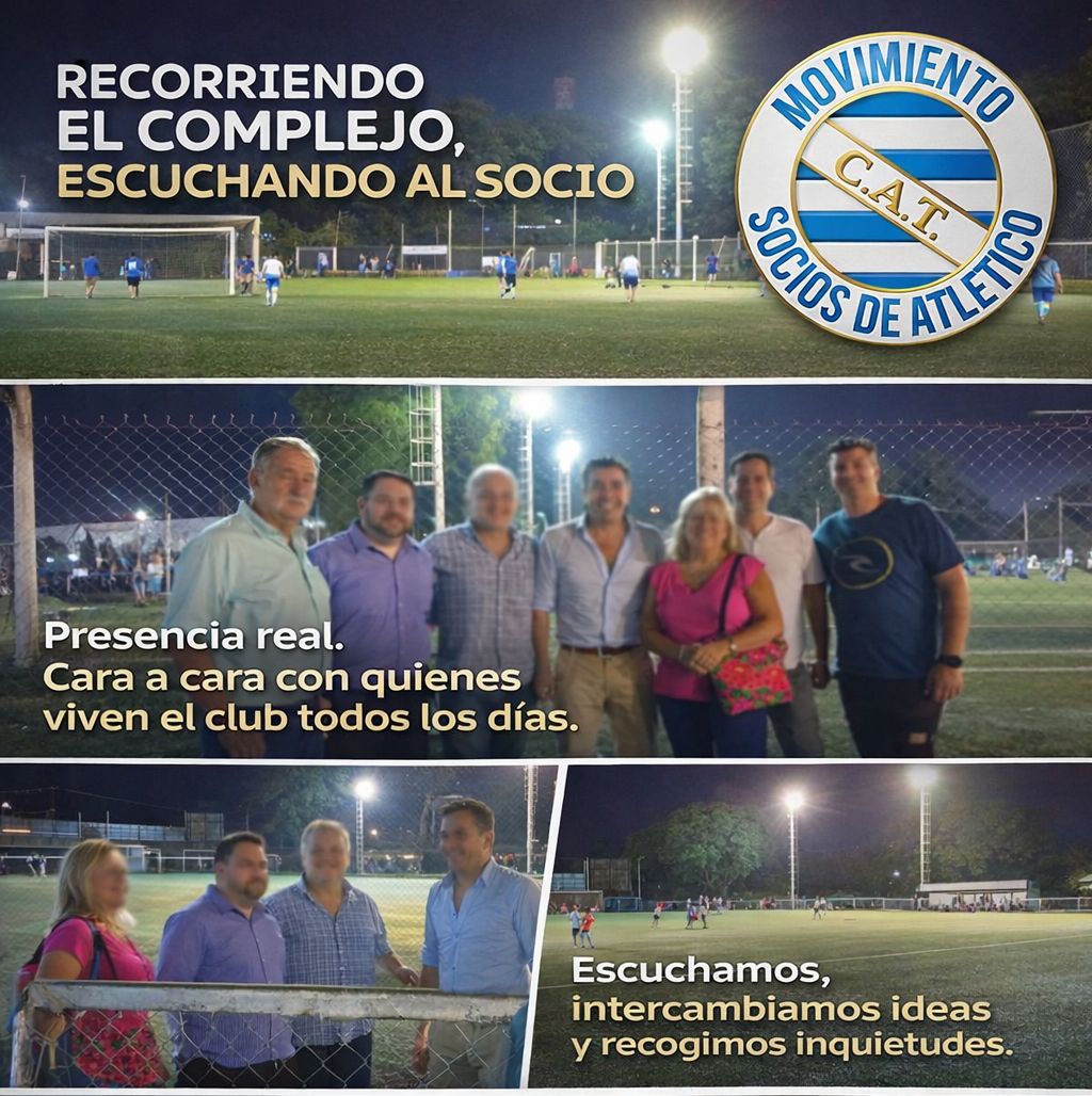 No importa que no sean épocas de elecciones, tampoco el calor ni los resultados deportivos a la hora de trabajar, informar y aportar al engrandecimiento de <a href="/ATOficial/">Atlético Tucumán</a> Por ello caminamos el complejo de cara al socio, porque Atlético es una elección de vida diaria...