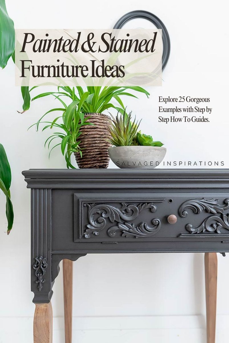 SalvagedIns's tweet image. Swoon-worthy, modern, and fresh. Here are 25 gorgeous Painted and Stained Makeovers that will spark ideas for your next furniture project! 😍 ~ salvagedinspirations.com/furniture-refi… 

#furnituredesign #furnituremakeover #furnitureflip #homedecor #diy #stainedfurniture #paintedfurniture