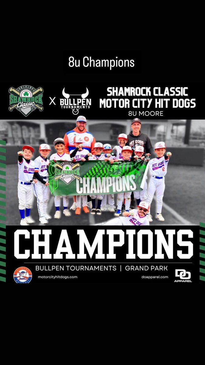 baseballcrazy00's tweet photo. Another great weekend for these four Michigan Hit dog teams! All four brought home the championship🏆! Onward and upward! We continue to work hard getting better every day💪. @official_hitdog @HitdogsOH @HitDogsHammond @HitDogsAcademy #DogsOn⬆️ https://t.co/qVYLR1XjJ3