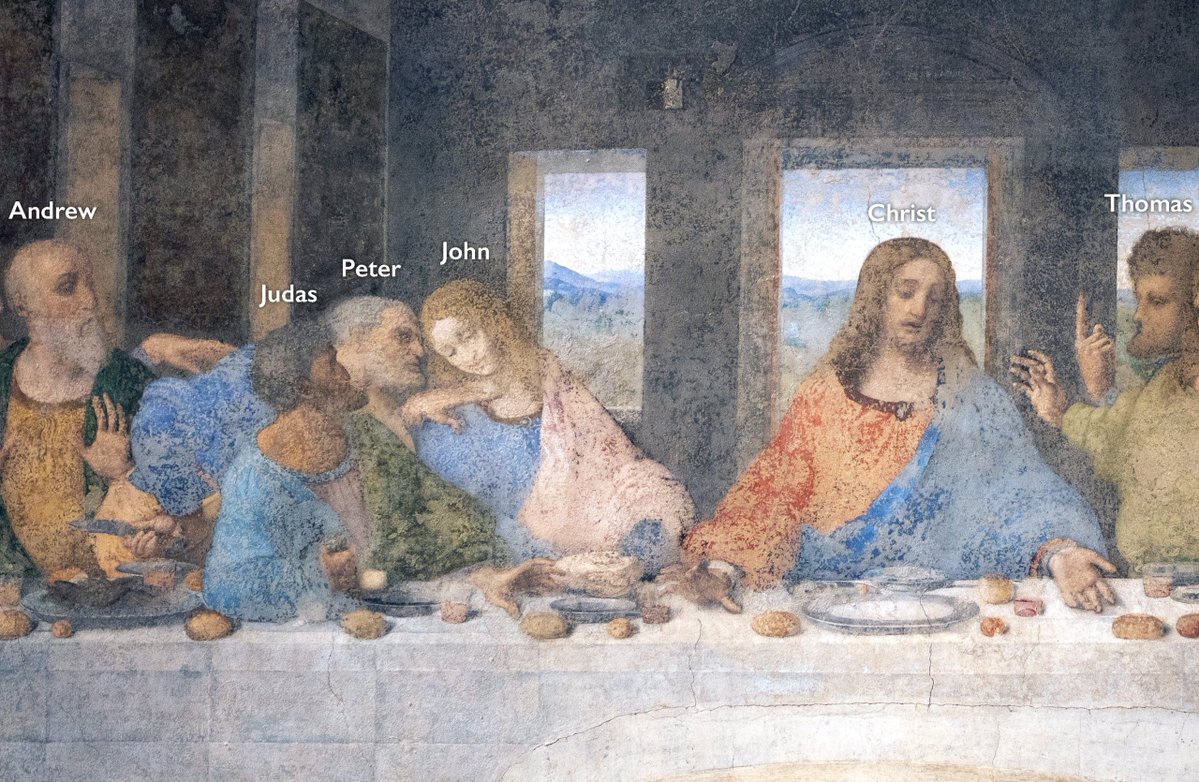 mamboitaliano__'s tweet image. “You should never judge people by their friends, take Judas, for example, he had impeccable friends” 

Leonardo da Vinci’s “The Last Supper” (1495–1498), frescoed in the refectory of Santa Maria delle Grazie in Milan, Italy 🇮🇹