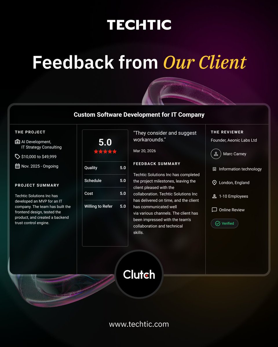 Techtic Solutions tweet media