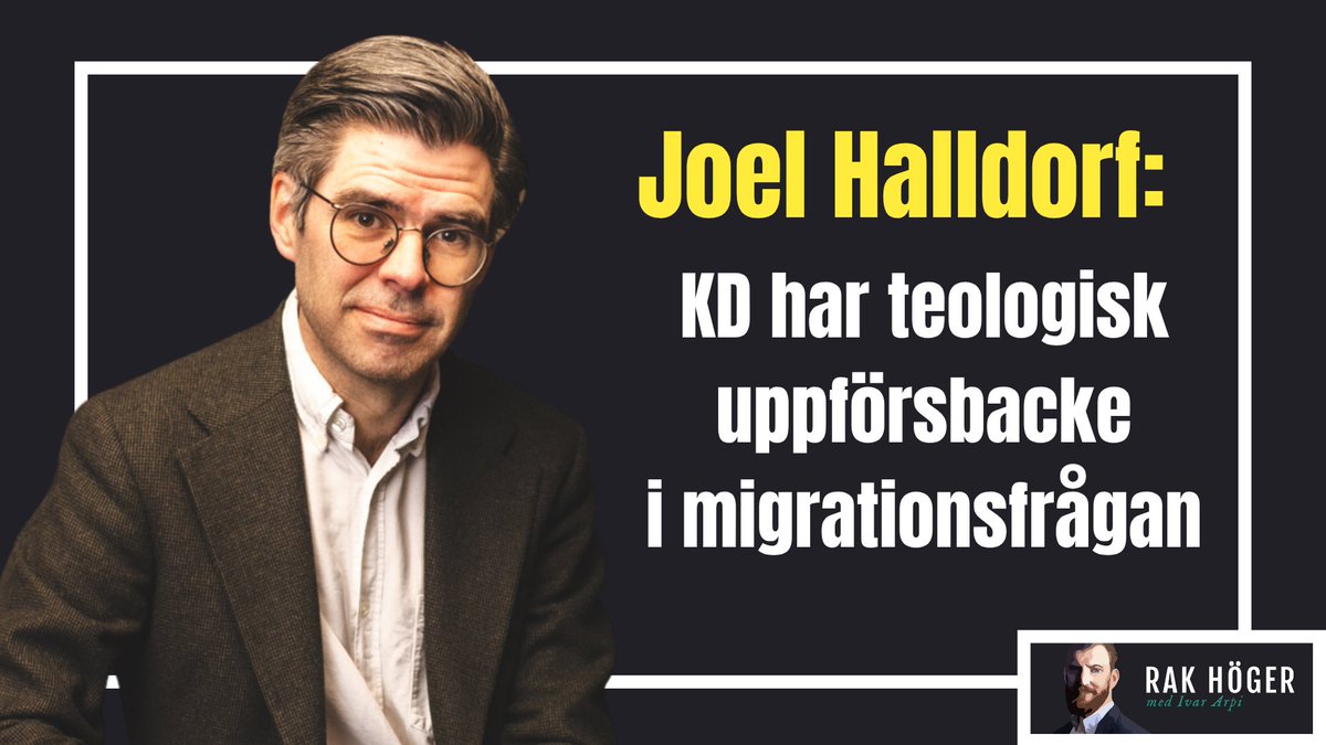 Joel Halldorf (<a href="/joelsh/">Joel Halldorf</a>) kritiserar KD:s migrationspolitik och förklarar i boken "Makten och det heliga" varför religionen åter blivit en politisk maktfaktor. Ett samtal om tro, avgudar och modernitet.
Nytt avsnitt Rak höger: enrakhoger.se/p/joel-halldor…