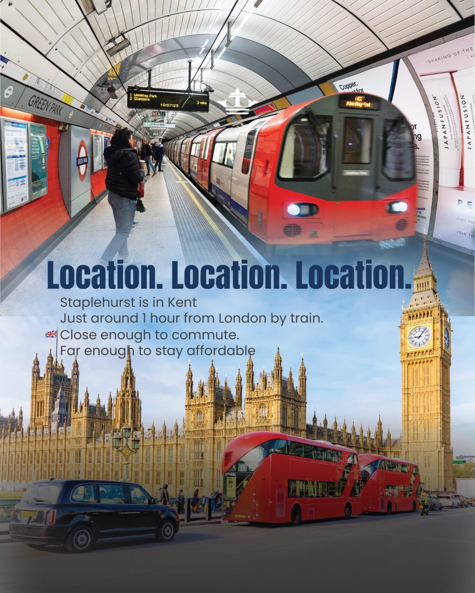 T_Properties's tweet image. Stop scrolling!
this is where smart money is going 🇬🇧
Staplehurst isn’t just a location… it’s your next strategic move.
DM “UK LAND” to get in early.
#staplehurst #ukland #london #freeholdland #investment