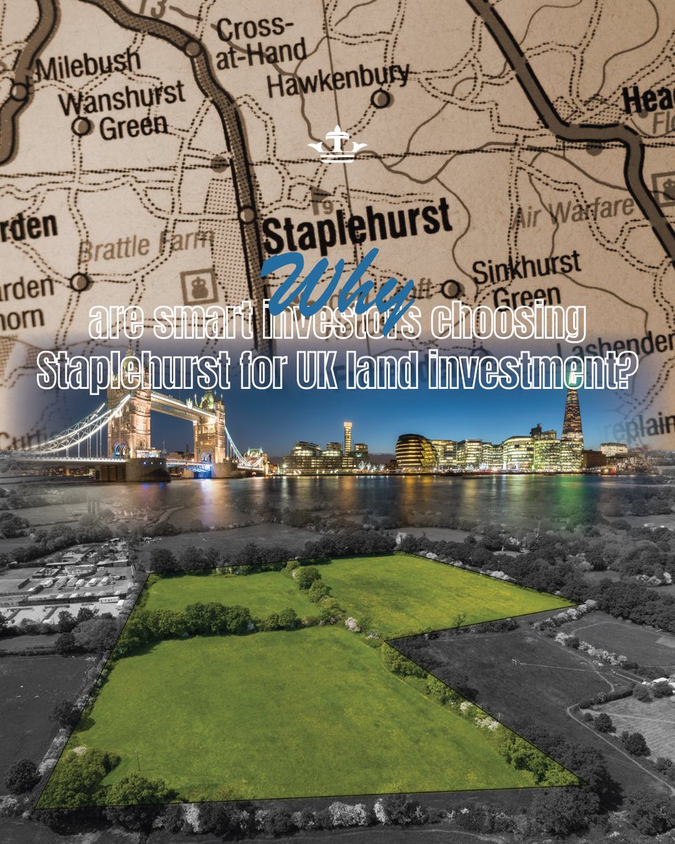 T_Properties's tweet image. Stop scrolling!
this is where smart money is going 🇬🇧
Staplehurst isn’t just a location… it’s your next strategic move.
DM “UK LAND” to get in early.
#staplehurst #ukland #london #freeholdland #investment