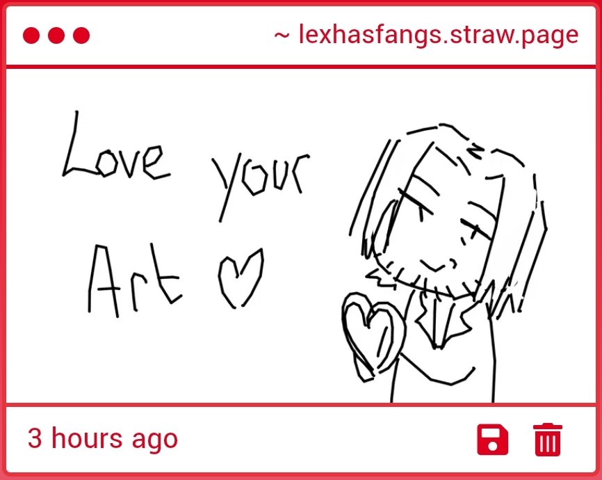 Hehehe thank you <a href="/_Sc0mn_/">🫧Skero💊</a> for paying me a visit and the love<3 It means the world to me that my art leaves a mark in people's hearts