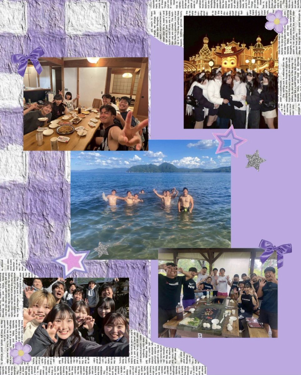 2026DRAGONS's tweet photo. 【日常投稿】
新4回生💜
オフの日はテーマパークなど色々な場所へ🎢
楽しむときは全力、いざというときはしっかり引っ張る！！
最高学年として、頼もしい背中を見せてくれます💪
Next▶︎▶︎▶︎Finish☑︎
#アメフト #新��� #大阪教育大学 #春から大教 #DRAGONS https://t.co/FoEcRYkZPA