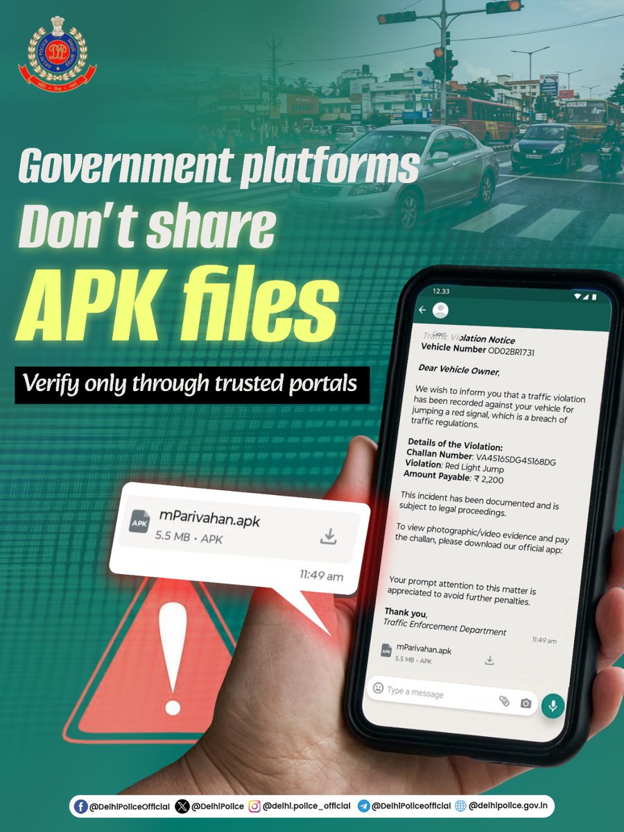 Delhi Police tweet media