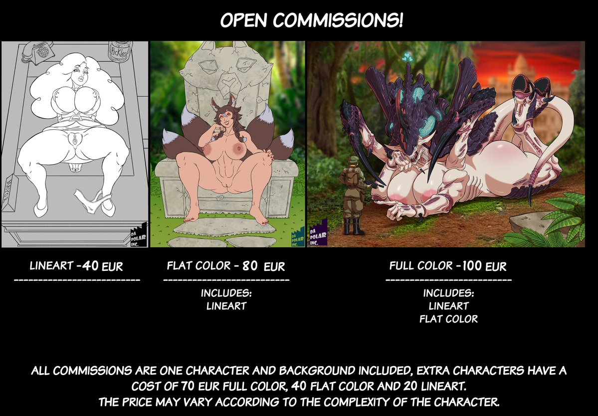 🔞 DA POLAR INC CLOSED COMMISSIONS tweet media