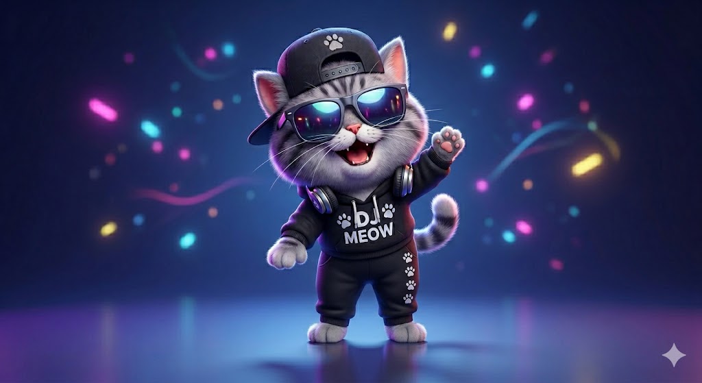 TeamMeowAI's tweet image. Meet Michael! 🎧
The daredevil DJ who films everything.
Skydiving? Done. Water slides? Easy.
No challenge too big for this cat. 🐱

#CatComedy #3DCat