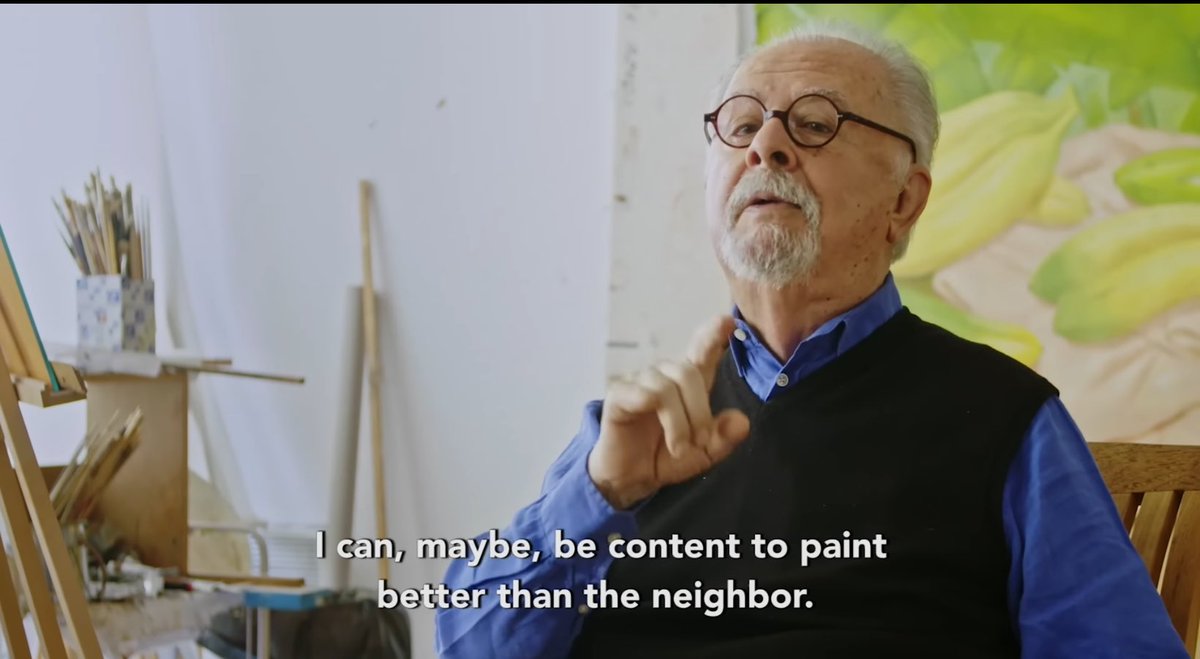 ForeroWilly's tweet photo. Interviewer: why did you leave Colombia and move to New York?

Botero: https://t.co/GFDr8c1JVu