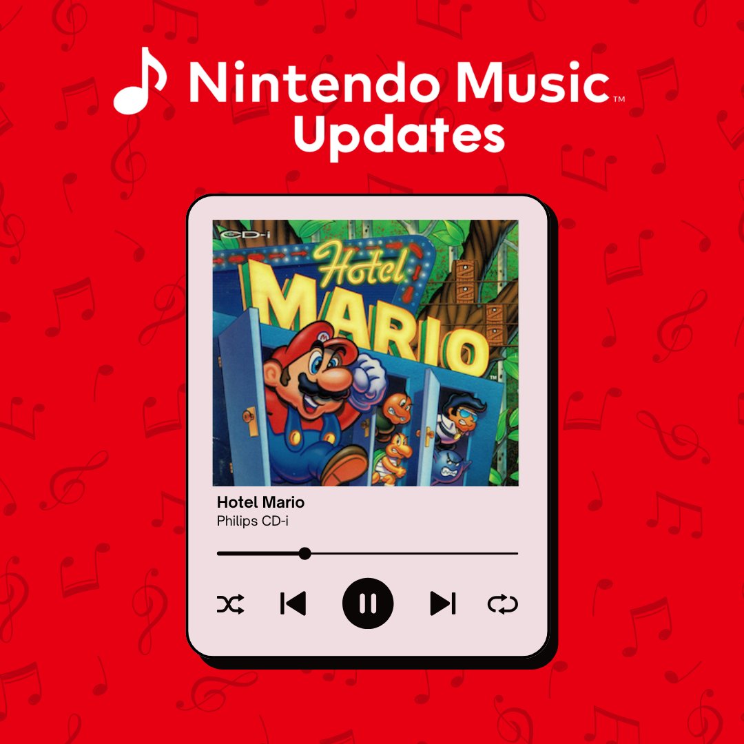 Nintendo Music Updates tweet media