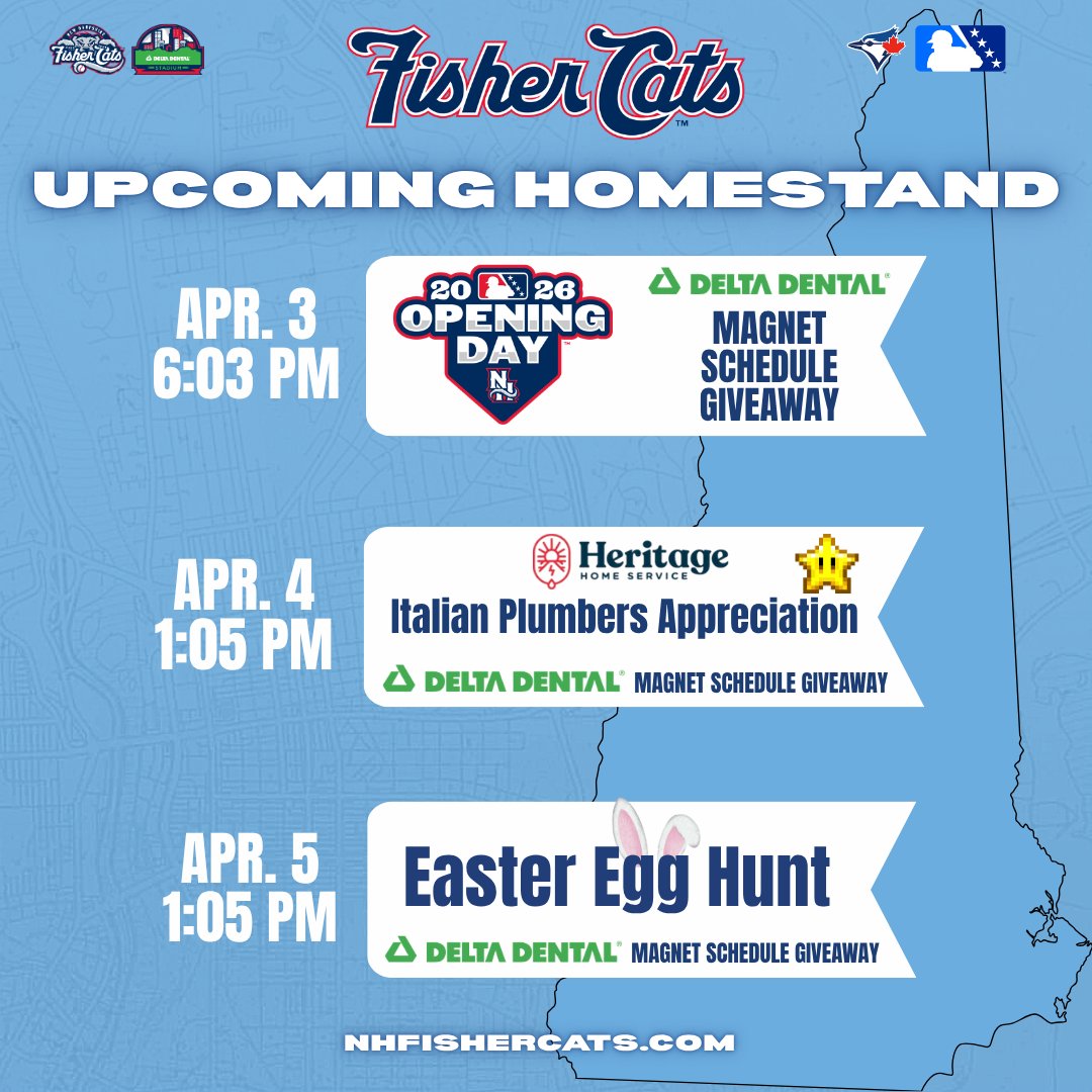 New Hampshire Fisher Cats tweet media
