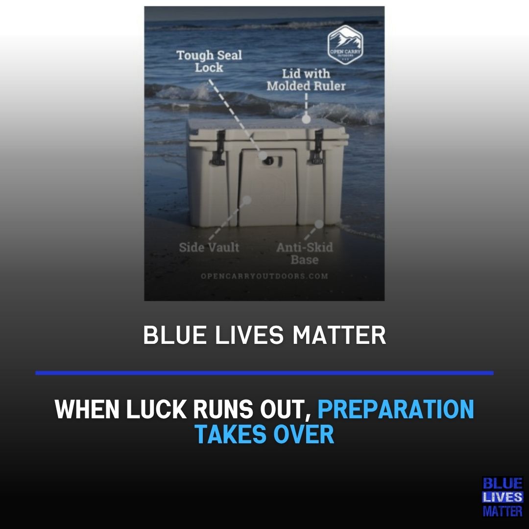 bluelivesmtr's tweet image. From unpredictable weather to long days on the road, the @OpenCarryOut 45 Quart Cooler helps keep your food, drinks, and essentials secure when conditions take a turn.
#opencarryoutdoors #madeintheusa

lawenforcementtoday.com/Open-Carry-Out…