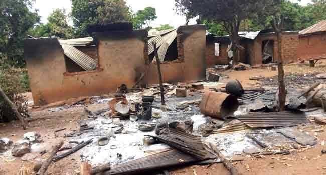 thecableng's tweet photo. WEALTH DICKSON OMINABO: "Nigeria is becoming a symbol of sorrow and tears as citizens continue to live with violence. A trending video from Angwan Rukuba in Jos North captures this reality: a mother holding her lifeless son. In the clip, the woman tries to mumble a few words to the deceased, as if words might still matter. That video and other images from Angwan Rukuba after the Palm Sunday attack on March 29 are telling of the state of our nation."
 https://t.co/UUU5jaxSAJ