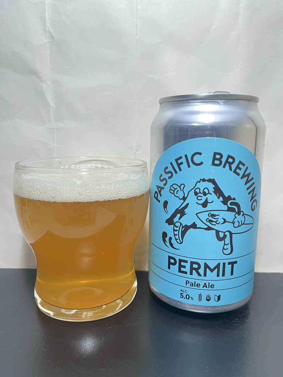 rorschach_ch's tweet image. #permit
#パシフィック

穏やかで鈍いPA。

入りから華やかで苦く。そこに少しヘイジー感もあって、花の蜜の様な甘さにも感じて。

中頃もしっかりとしたボディに、ヘイジーが崩れた後のほろ苦さが奥に霞んで。

余韻も、その霞が細い白波の様に残って。

ユラユラとした細い余韻が沁みるわー。