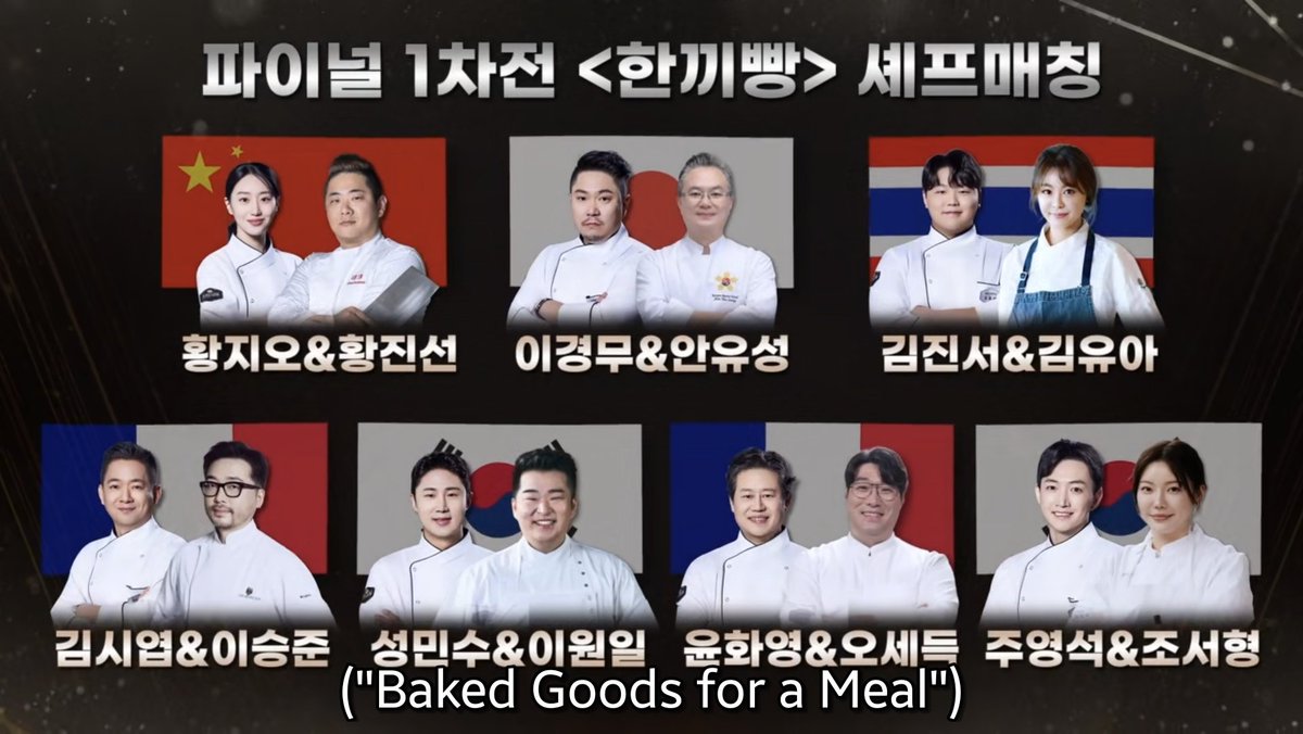 daheeverse's tweet photo. concept wise, i think #BakeYourDream > #CulinaryClassWars

And now for the first mission in the finals, the bakers/pastry chefs are collaborating with chefs to make baked goods that can be a meal! https://t.co/zp9uFrH30D
