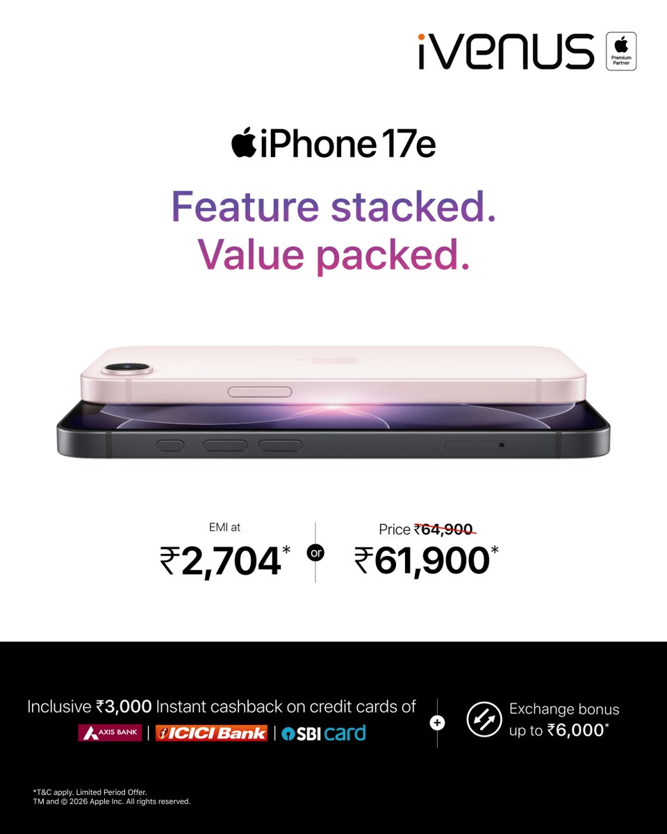 iVenus Apple Premium Partner tweet media