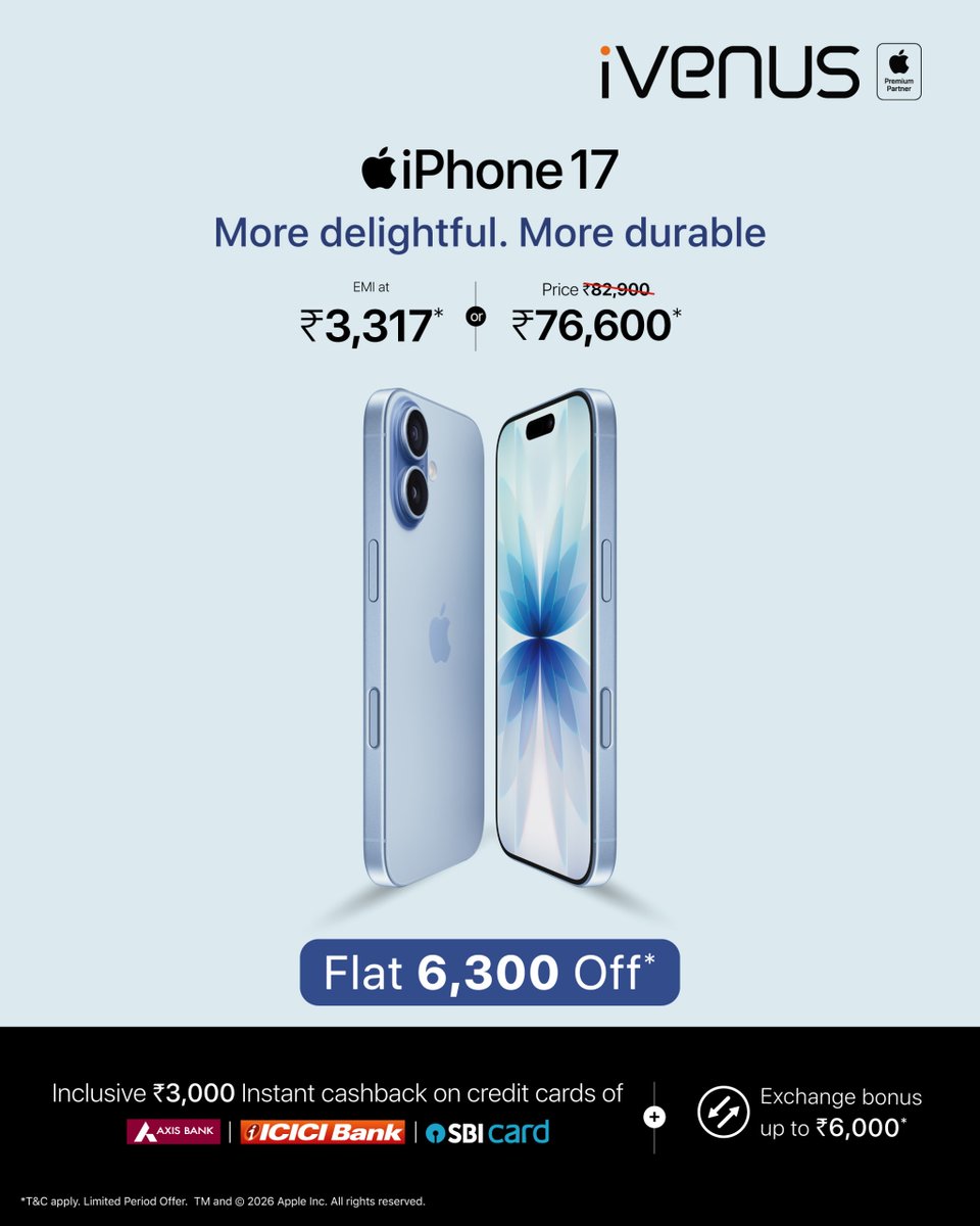 iVenus Apple Premium Partner tweet media