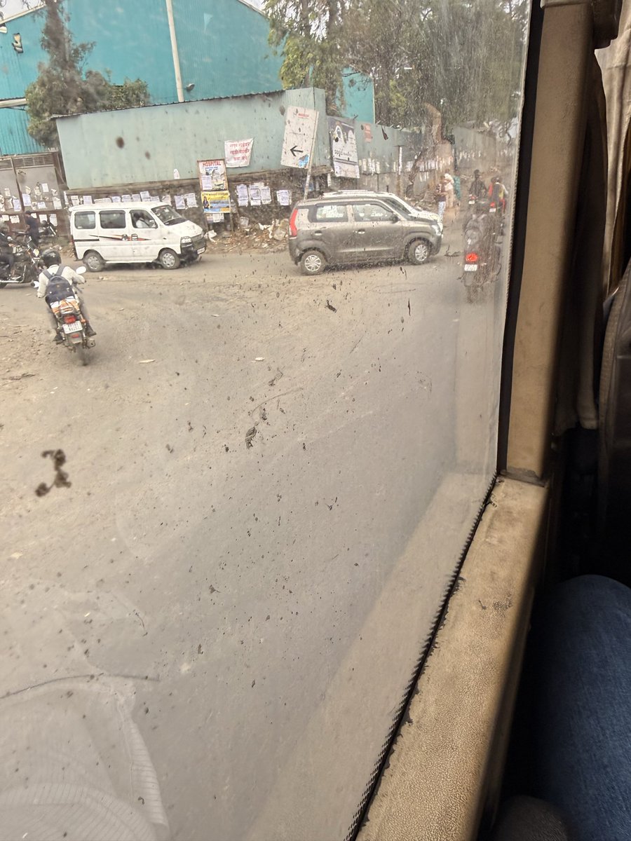 jadhavaniket's tweet photo. @msrtcofficial why are the buses so dirty? Traveling by E-Shivai from Pune to Nashik. AC vents broken too. Is this the best you have to offer?
Also, why is the fare of electric buses expensive than regular Shivneri?
Let's please act as the 4th largest economy. Not Acceptable!!! https://t.co/i9qydWvz34