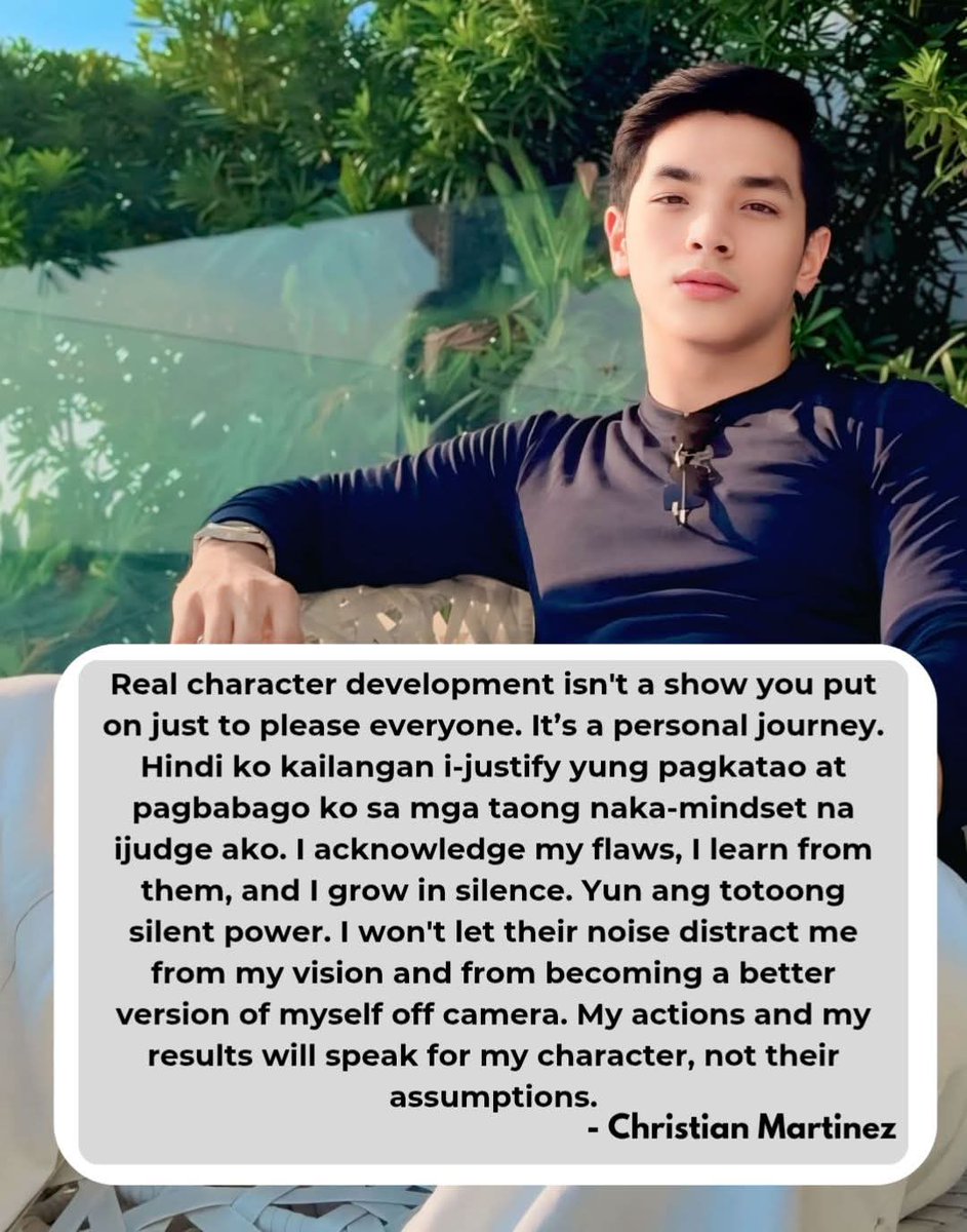 ChanniesOFC's tweet photo. Not everything needs to be explained—growth happens quietly. 
Let them talk, and let the progress make the noise. 🌱✨

#christianmartinez
#Channies
#ChanniesOfficial 
#silentispower https://t.co/3pbB5Nhd1N