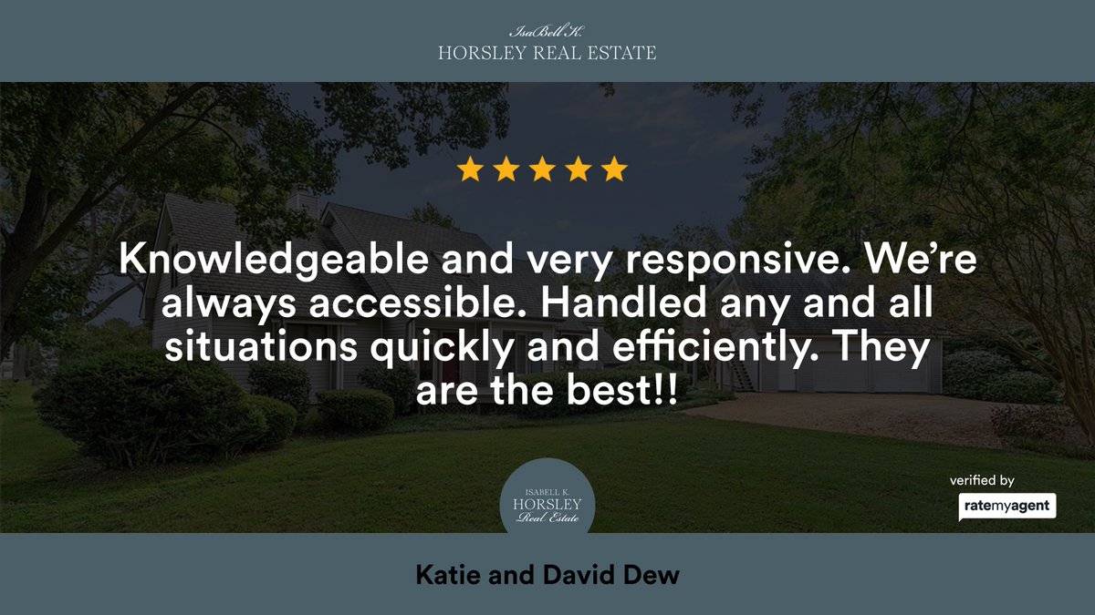 My latest RateMyAgent review in White Stone.
(VA) 0225078297
rma.reviews/pr1z556hit6w

...
#ratemyagent #realestate #IsaBell_K_Horsley_Real_Estate__White_Stone