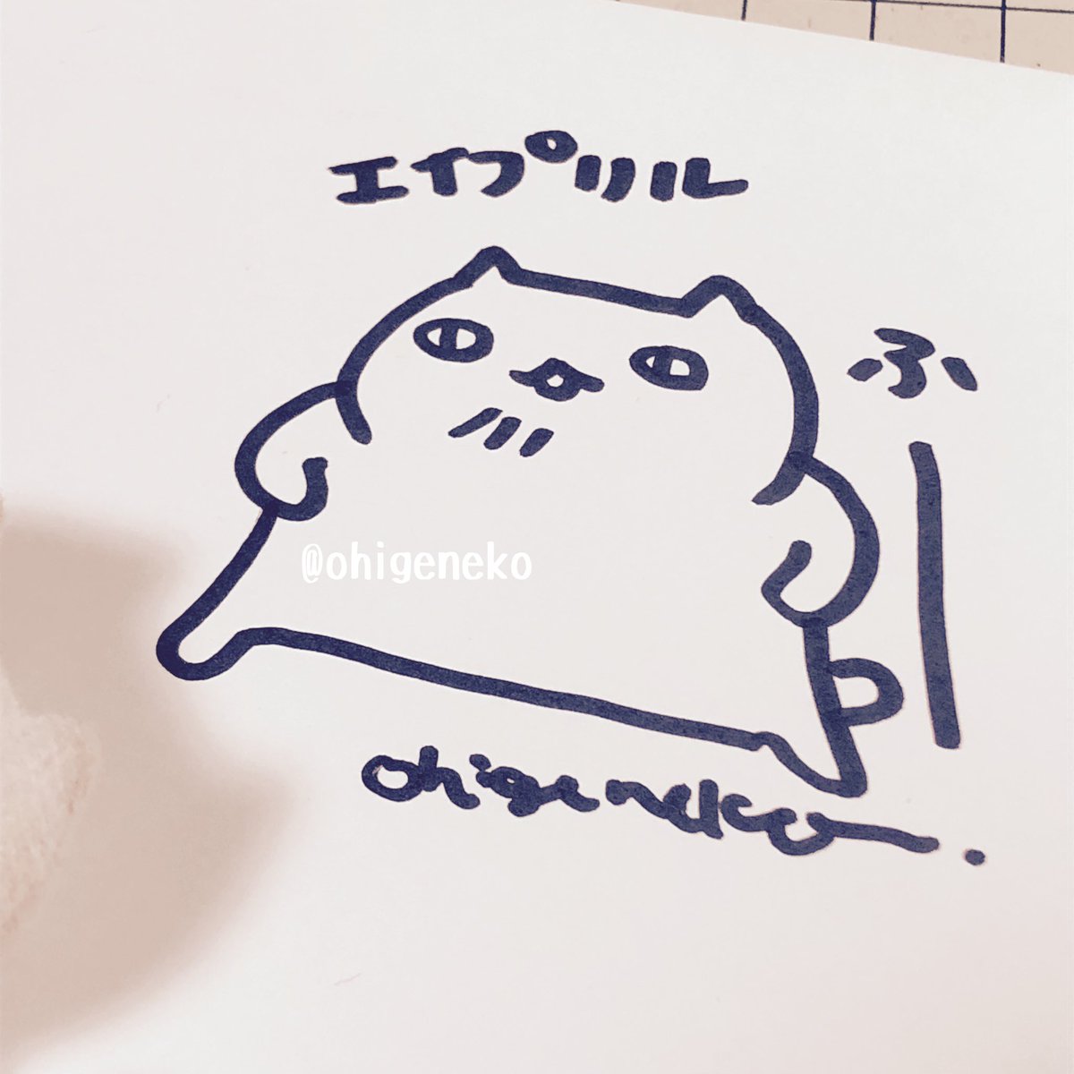 まずいですよおひげさん！
もう４月ですよ！
#おひげねこ