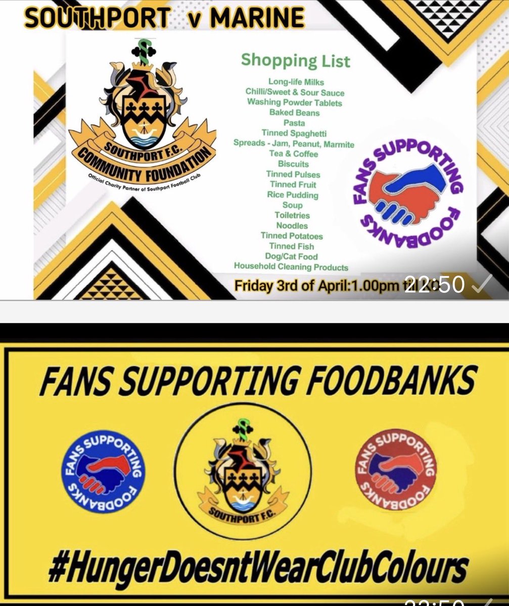 Michael66674265's tweet photo. @MarineAFC @NeilMcAdam9 @shuttermire Hope you don’t mind me advertising our Foodbank collection prior to kick off. 

The Fans Supporting Foodbanks purple van will be on Haig Ave. 

Thanks in advance for anyone who is able to contribute 👍

Enjoy your trip to Southport https://t.co/ViixIQRo5k