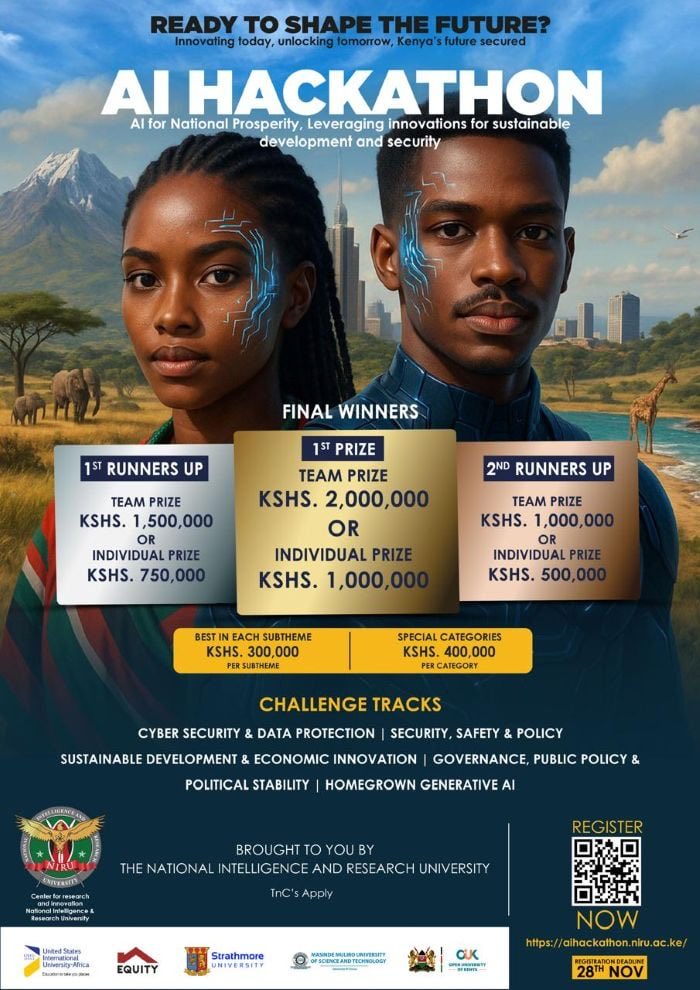MaryJaneofKinoo's tweet photo. Who would have thought Kenya would be celebrating #NIRUAiHackathon in 2026? Advanced Tech and AI achievements yet you see clueless politicians advertising UK or USA when websites are down???
Eastleigh EACC Gikomba Machakos Media Manipulation Tactics AI For National Prosperity https://t.co/63tEugbLmz