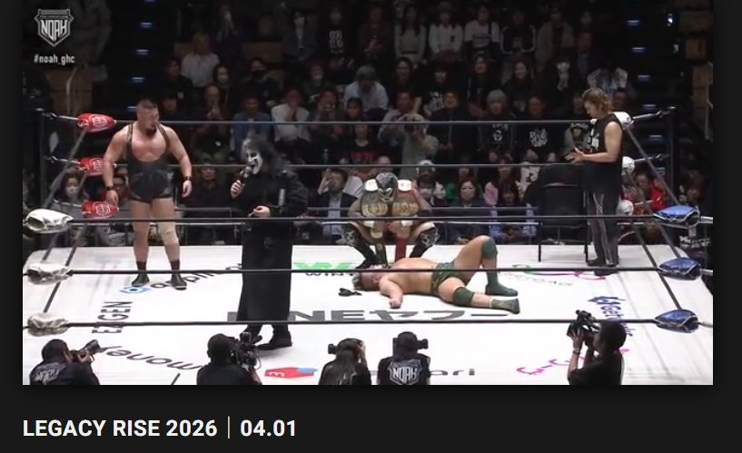 metal0515's tweet image. "Listen up Inamura. I talked it over with HHH. Alpha Wolf will win the title and move to WWE. The GHC Championship will be placed under WWE's control. This is the best way for NOAH to take it to the next level!"

YOSHI-TATSU are you serious.