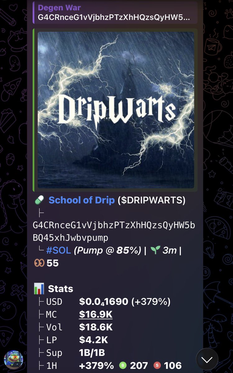 DegenWar01's tweet photo. CA>> G4CRnceG1vVjbhzPTzXhHQzsQyHW5bBQ45xhJwbvpump
#memecoin #solana #Degen https://t.co/BLf7oQ0wUc