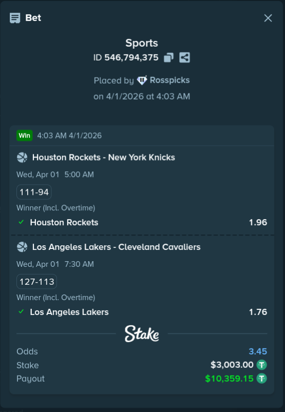 Ross picks tweet media