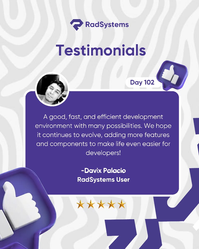 Radsystems tweet media