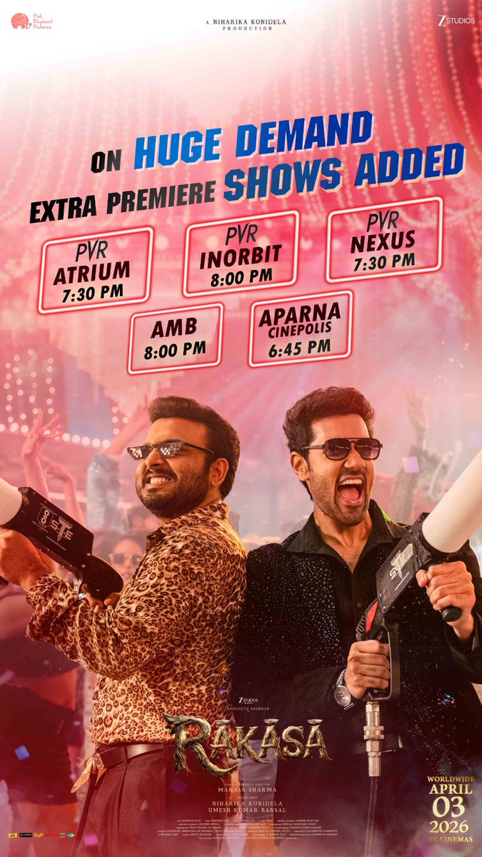 LetsXOtt's tweet photo. #Rakasa Premiere , All set 💥🔥 https://t.co/d3Txdc8Duv
