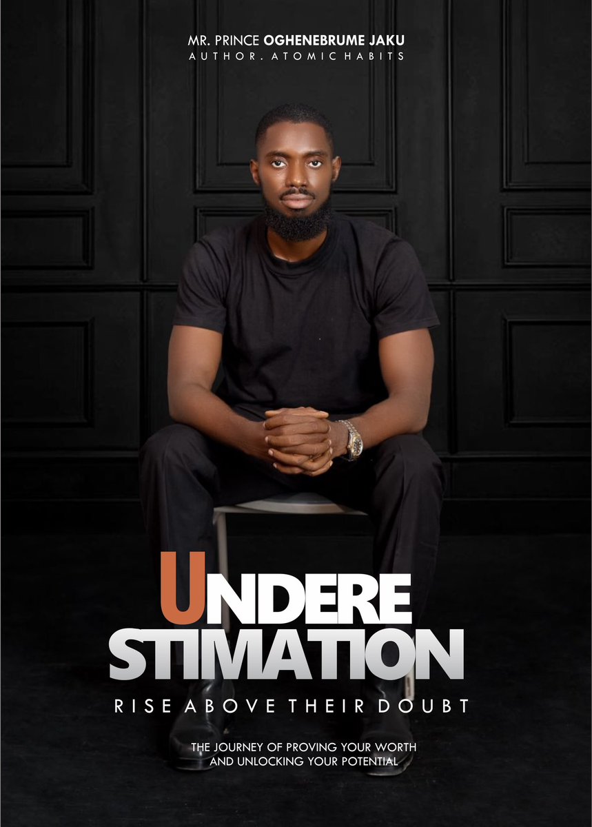 holythrone1's tweet photo. It's finally here! 🎉 
The Underestimation is officially out today!
This book 📕 is your guide to turning doubt into power, pressure into purpose, and limitations into results.

Get your copy via the link in my bio or send me a dm for hardcopy Thank you &amp; God bless you 🙏🏿 https://t.co/LDaU00vQIj