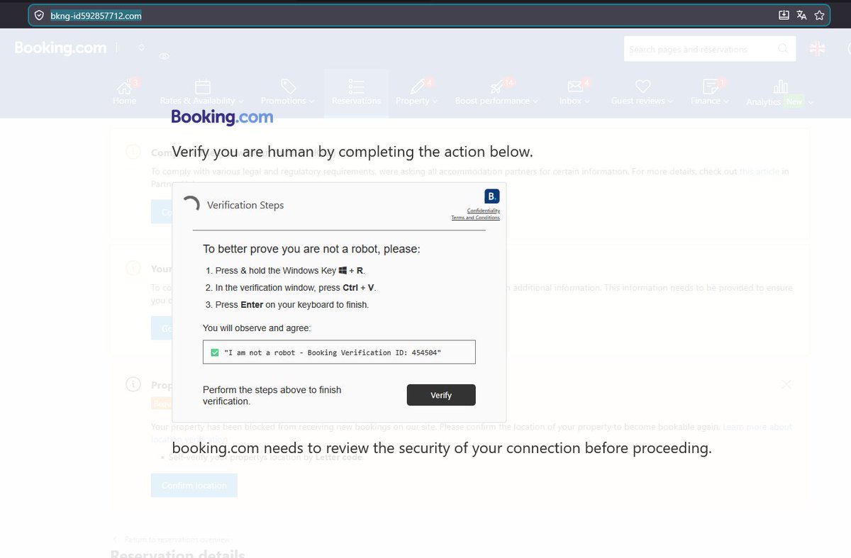 JAMESWT_WT's tweet image. #booking #clickfix #fakecaptcha
"Notice: guest wants to cancel stay"
👇
bkng-id592857712.]com
👇
syrocast.]com
👇
oxfordmobilexray.]com/oxfordmobilexray.zip

Samples Collection #Updated
bazaar.abuse.ch/browse/tag/nis…

AnyRun
app.any.run/tasks/27cedf61…

cc @500mk500 @k3dg3