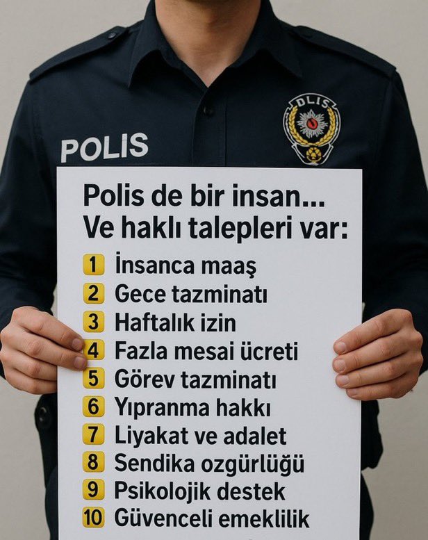 Baharberq's tweet photo. #PolisSorunlarıMasada
Polis Haklarını İstiyor https://t.co/WMXKvFagQw