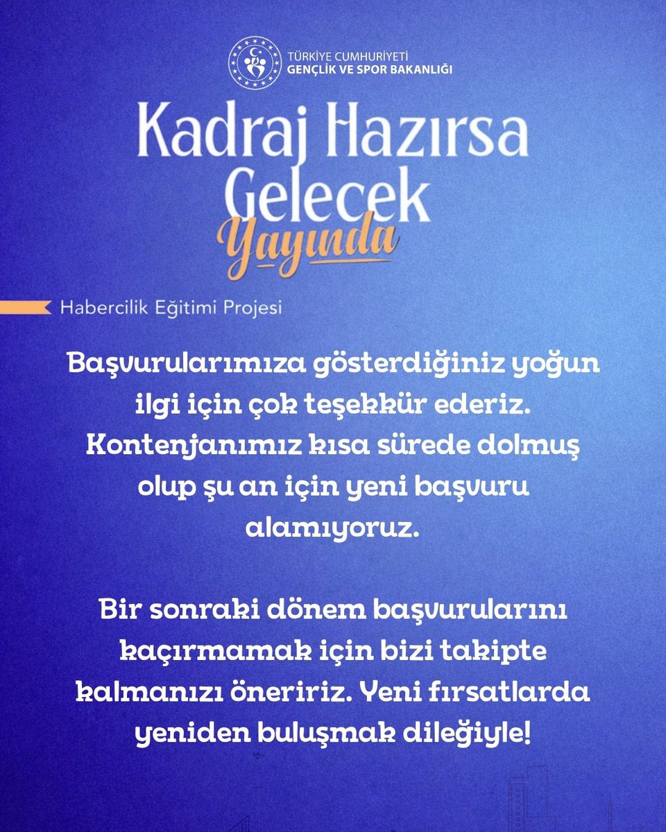 Eğitim, Araştırma ve Koordinasyon Genel Müdürlüğü tweet media