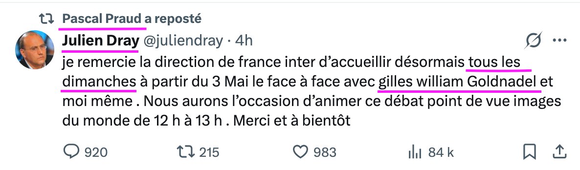 Le tweet de l'enfer :