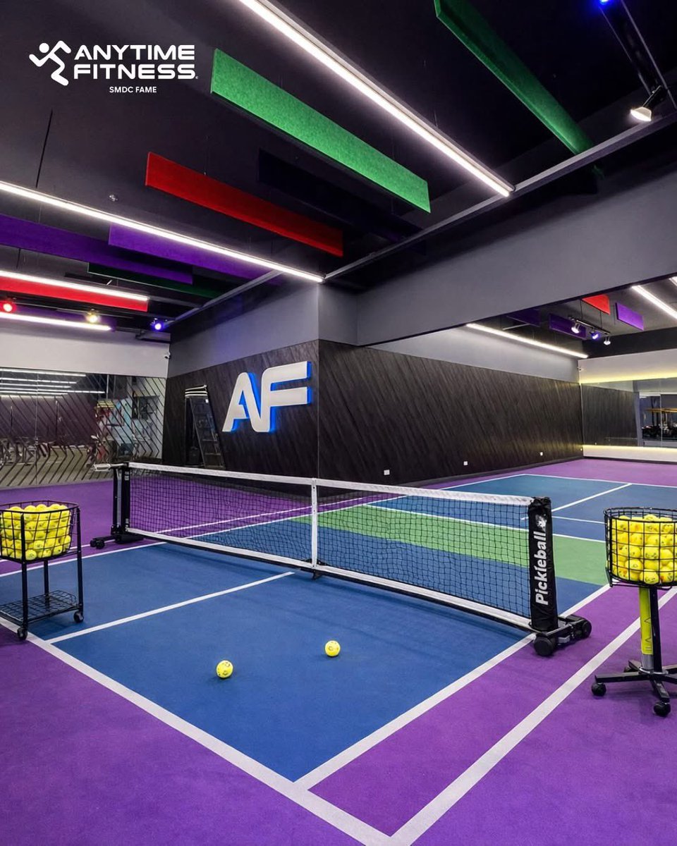 Game on… or should we say, pickle on? 🏓😏

Introducing our newest “court” at the gym — because cardio just got a whole lot more competitive! Who needs treadmills when you can smash your way to fitness? 💪🔥

…or not 😜

#AnytimeFitness #TrainForYourLife #AFSMDCFame