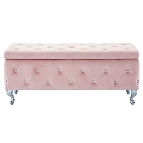 edecorhavens's tweet image. Soft glam energy 💗✨ The MONIQUE Storage Ottoman – Blush Velvet brings luxury style + hidden storage to your space. Shop at edecorhavens.com/products/view/… #GlamDecor #VelvetVibes #HomeStyle #EDecorHavens