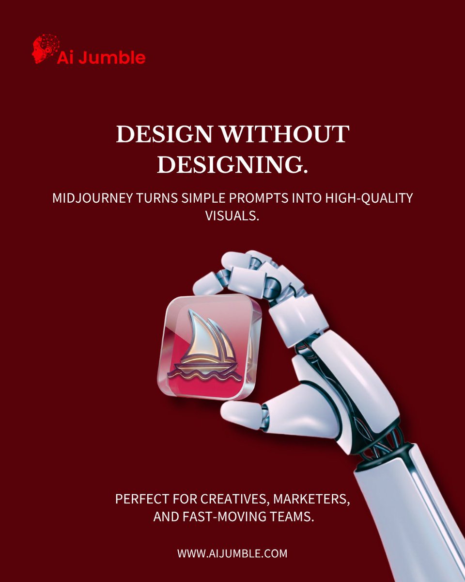 Design without designing.

Midjourney is turning prompts into visuals.

Creators who learn this early will move faster than everyone else.

#ai #midjourney