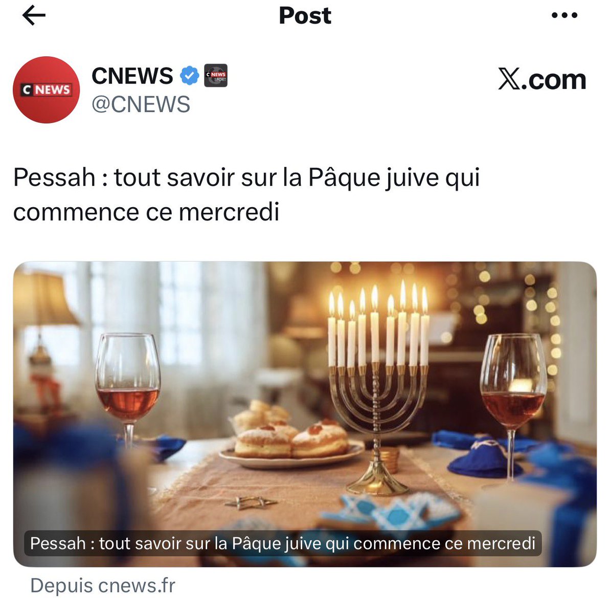 Le stagiaire illustration de <a href="/CNEWS/">CNEWS</a> qui fait un article sur Pessah en mettant une illustration  de Hanouka, c’est du grand art….  🤣🤣🤣🤣🤣

Vivement un article sur Noël avec une illustration de Pâques….