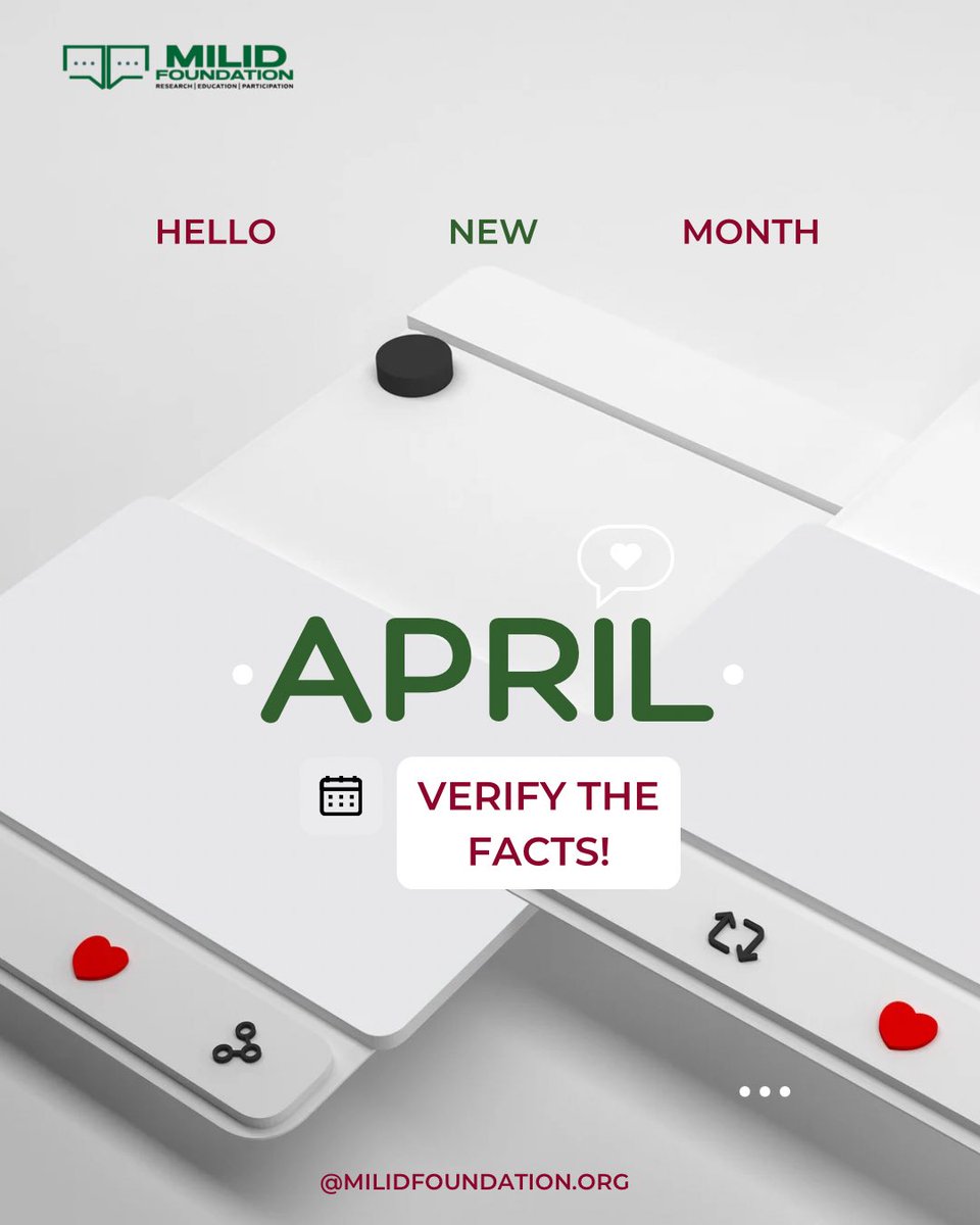 milidfd's tweet photo. Welcome to April!

#mediaLiteracy #informationIntegrity #mediaandinformationliteracy #milid https://t.co/YpCvN7PaHO
