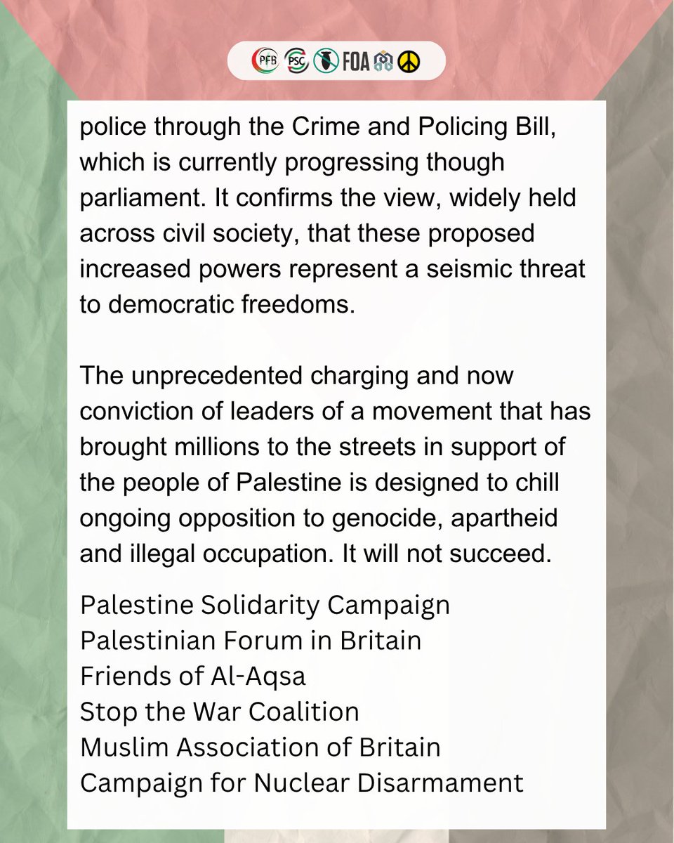 Palestine Solidarity Campaign tweet media