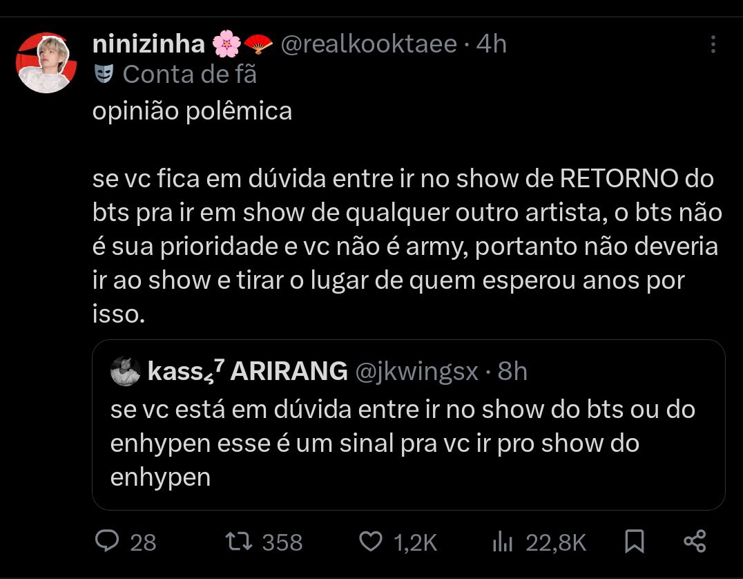 todo dia army passando vergonha tweet media